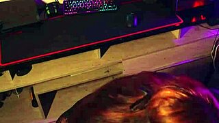 unbearable lust from blowjob mid battlefield led to fucking friend