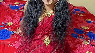 desi newlywed wife bends over for hubby's bedroom pounding hindi