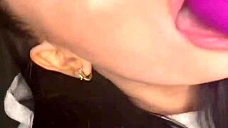 horny american teen student squirts solo on webcam