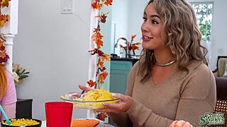 Arietta adams and cherry fae you joining thanksgiving threesome blowjob?