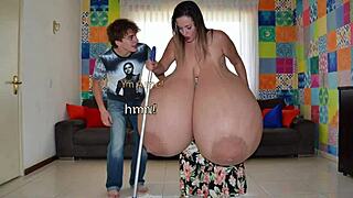 ever seen busty aunties with huge natural tits and fat bodies cleaning floors topless?