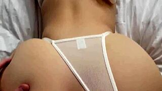 damn that thick lingerie babe rides so good in the hotel