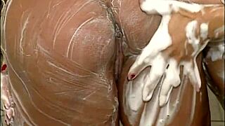 Denise masino and lynn mccrossin flex muscular clits in gym flex