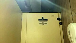 Watch this young bbw teen finger her fat pussy then take a public gym cumshot.