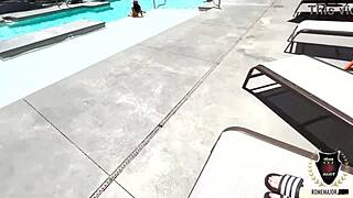 😈 lily thot's pale tattooed ass takes rome major's cum deep after rough pounding!