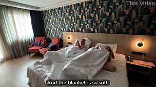 Step Mom Shocked by Step Son's Hotel Facial Cumshot