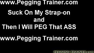 she's gonna wreck his ass completely with her strapon