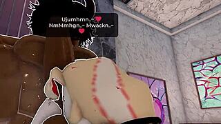 Bbc redeems pounding Charlie Roblox big ass tits in hotel roleplay