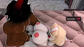Bbc redeems pounding Charlie Roblox big ass tits in hotel roleplay