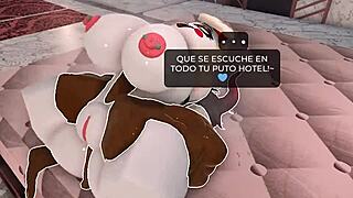 Bbc redeems pounding Charlie Roblox big ass tits in hotel roleplay
