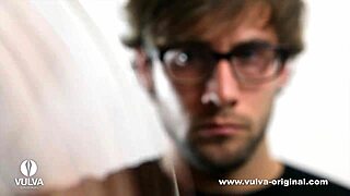 her horny wet vagina drips erotic scent from swollen vulva