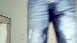 jeans soaked in piss lead to double orgasm