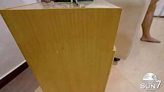 brazilian slutty mummy claus in lingerie licks pussy then rides cock for christmas creampie gift part 1