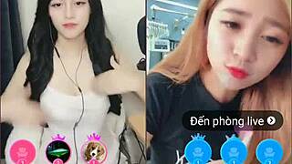wanna see two cute korean girls tease sexy on webcam? 