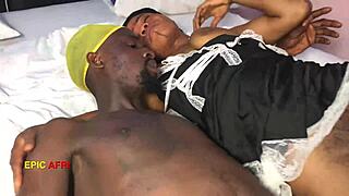 Crossdressed Side Fuck in Husband's Bed!