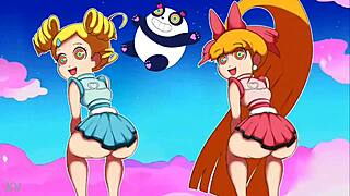 teen thongs panties powerpuff girls twerking back hard