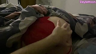 young guy sneaks outdoor public fuck with pierced nipple redhead stepmom's huge natural tits