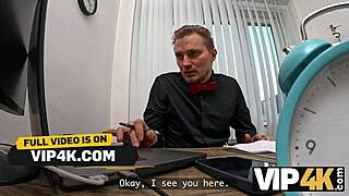 ever wonder how this sexy 18-year-old brunette seals her office loan with tight pussy?