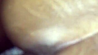 ebony chocolate pussy bent over doggystyle for bbc creampie