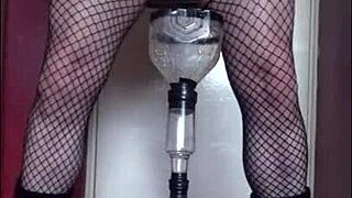 BISEXUAL CROSSDRESSER MARK WRIGHT GULPS PISS AND CUM FROM ONE TO FOUR GUYS AT ONCE!