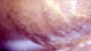 ebony chocolate pussy bent over doggystyle for bbc creampie