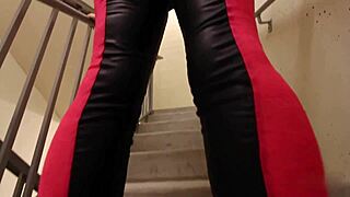 Ryan Smiles' curvy PAWG slurps huge black cock bent over deepthroat doggy.