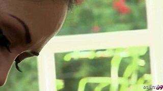 big tit asian cougar, ready for raw client fuck sans condom after oily slide?