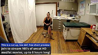first gyno exam humiliates angel santana and aria nicole's shaved pussies