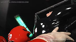 Lady Christina's Latex Mistress Bonds And Torments In Rubber Fetish