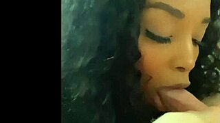 Bimbo ebony sucks black cock better and faster than any fleshlight ever could