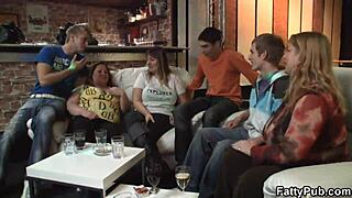 fatty group anal assfucking with huge curves