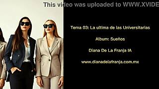 Dios Mío Diana de la Franja Baila Sexy en Club con Grupo de Universitarias Swingers!