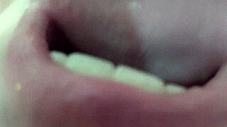 Brazilian babe machine fucked hardcore anal till pussy overflows with milk