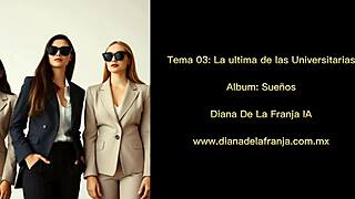 Dios Mío Diana de la Franja Baila Sexy en Club con Grupo de Universitarias Swingers!