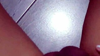 sissy cuckold locked in cage eyes girlfriend's raw pounding by dominant lover
