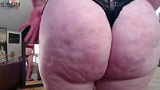 Dawnskye's Massive Mature Booty Wiggles Jiggles Shakes Seductively in Your Face
