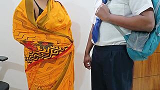 Bhabhi rides student cock hard for total satisfaction fun!
