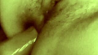 Pinkpussy691 takes big cock creampie in hairy ass pov homemade vintage