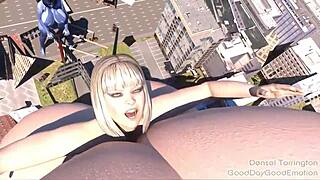 Cortana battles Siri in epic giantess showdown