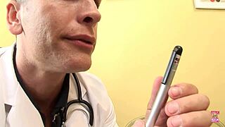 Her tattoo removal turns into doctor creampie pounding on big tits