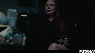 she wakes up with huge boobs after the swap, now this tg shemale shalina devine is fucking her redhead lady boss hard