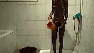 Sexy Skinny African Dolcina Showers Perfect Small Waist Body