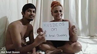 Watch this Indian milf's big ass bounce as she deepthroats monster cock then gets doggystyle facial