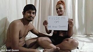 Watch this Indian milf's big ass bounce as she deepthroats monster cock then gets doggystyle facial