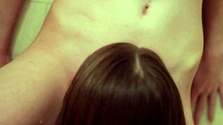 lesbian teens alice & rilee sneak hotel hookup licking tight pussies 😘👅