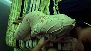 Horny pregnant stepsis lets bro cum all over her swollen belly