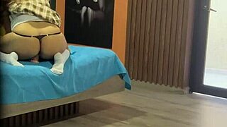 i catch stepsis in school uniform gaping her huge ass with dildo... her moans make me cum hard watching
