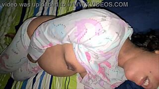 Horny pregnant stepsis lets bro cum all over her swollen belly