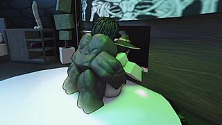 Roblox sluts fucked roughly backstage with monster cocks in backroom casting