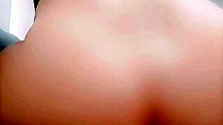 What does this big ass white teen whore do alone at home with her huge dildo